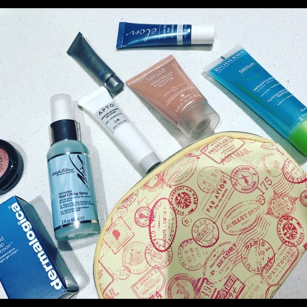 Unused BeautyFix and Ipsy Items plus Makeup Bag